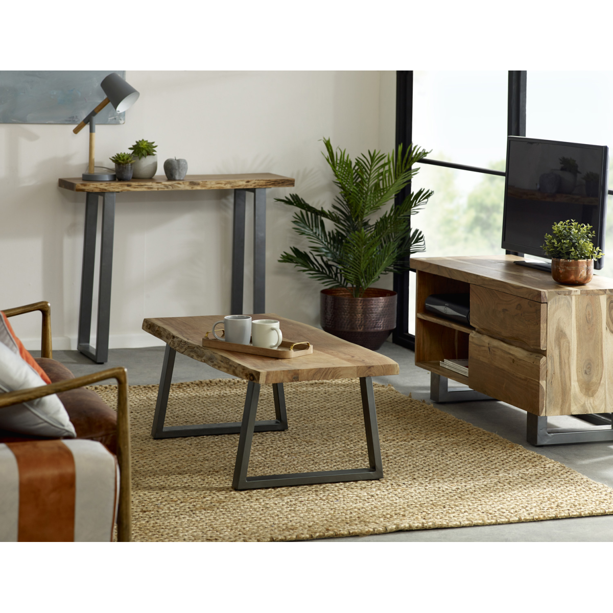 Baltic Live Edge Console Table