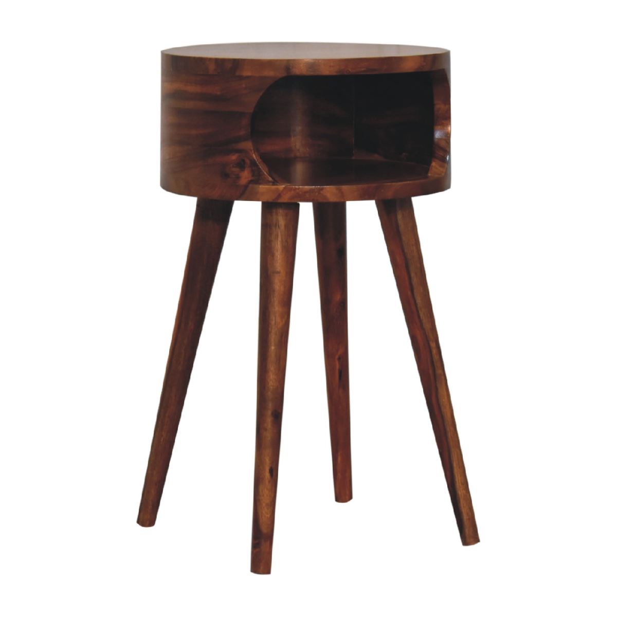 Artisan Furniture Solid Wood Alina Open Honey Bedside