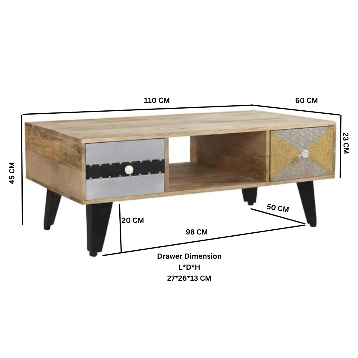 Sorio 4 Drawer Coffee Table