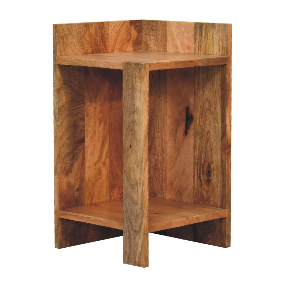 Artisan Furniture Solid Wood Oak-ish Box Bedside