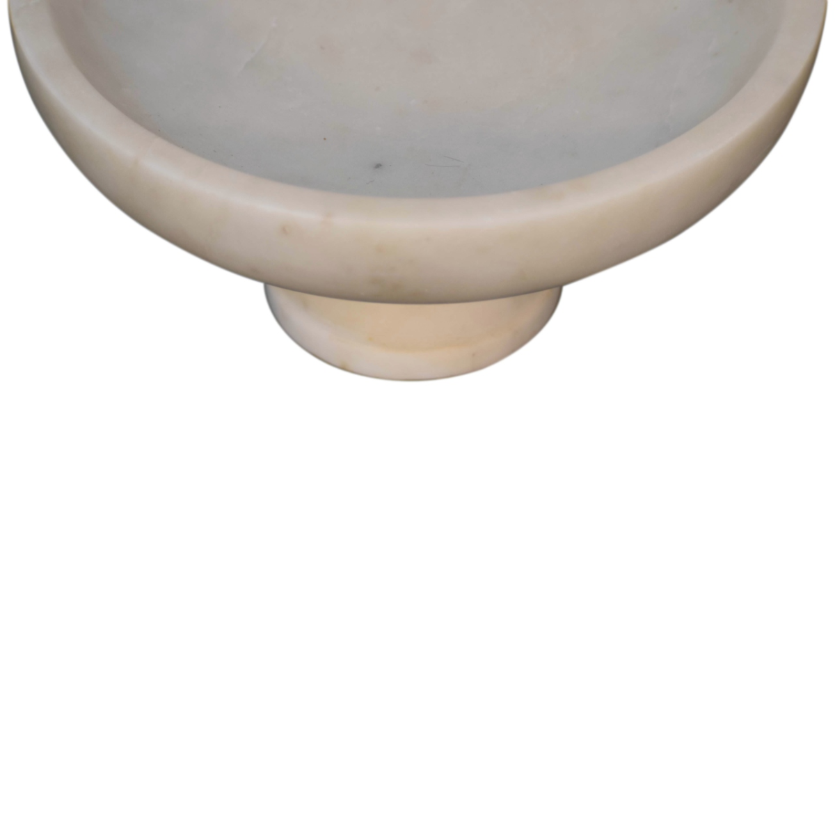 Artisan Furniture Serveware - White Marble Fruit Bowl