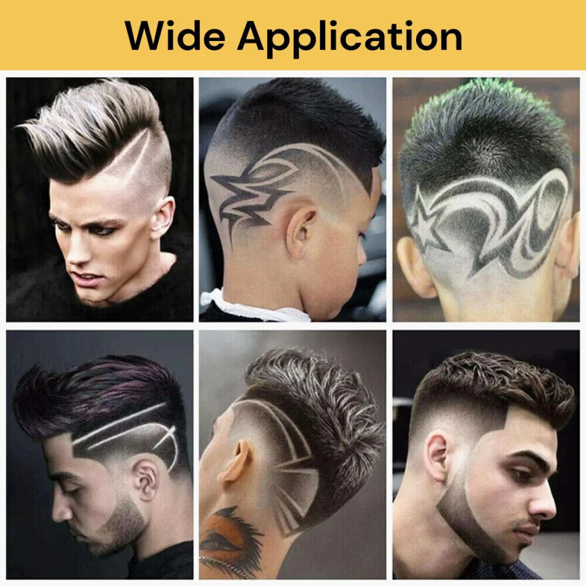 LCD Professional Hair Clippers Beard Trimmer Men Hair Cutting Cordless Barber Shaving Machine