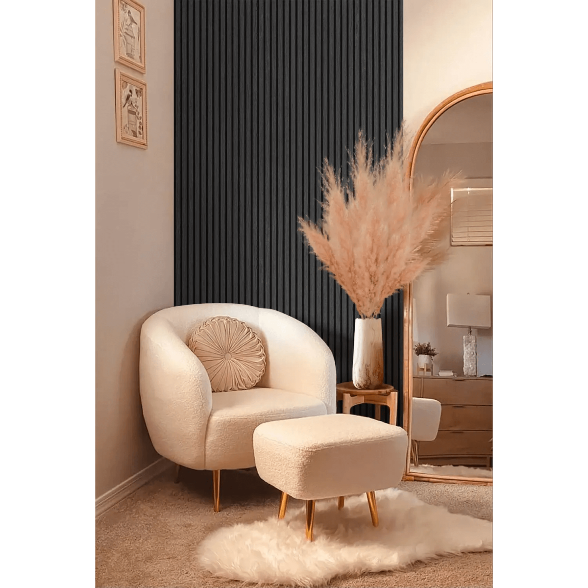 Black Oak Acoustic Wall Panels (3 Pack)