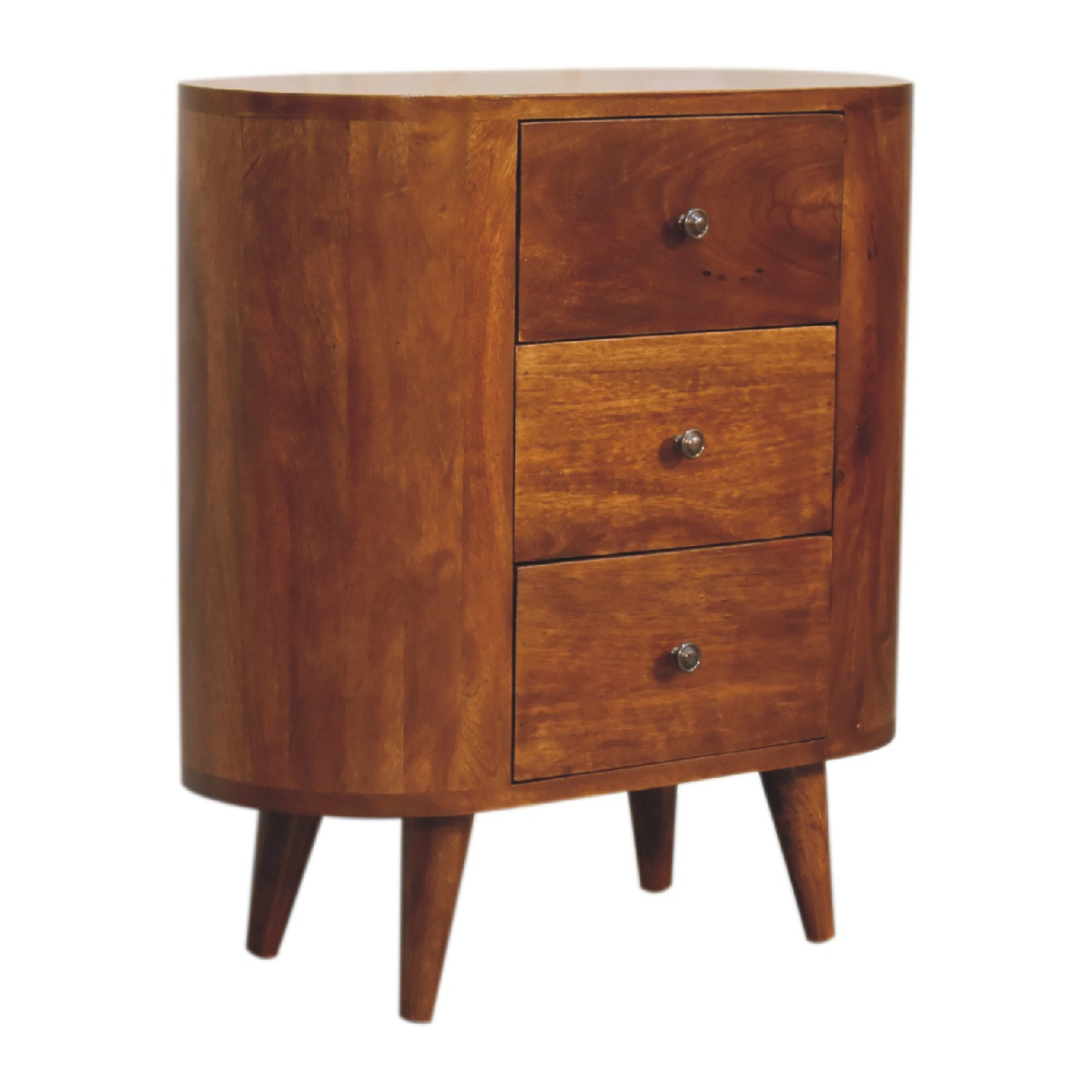Artisan Furniture Solid Mango Wood Mini Chestnut Cabinet