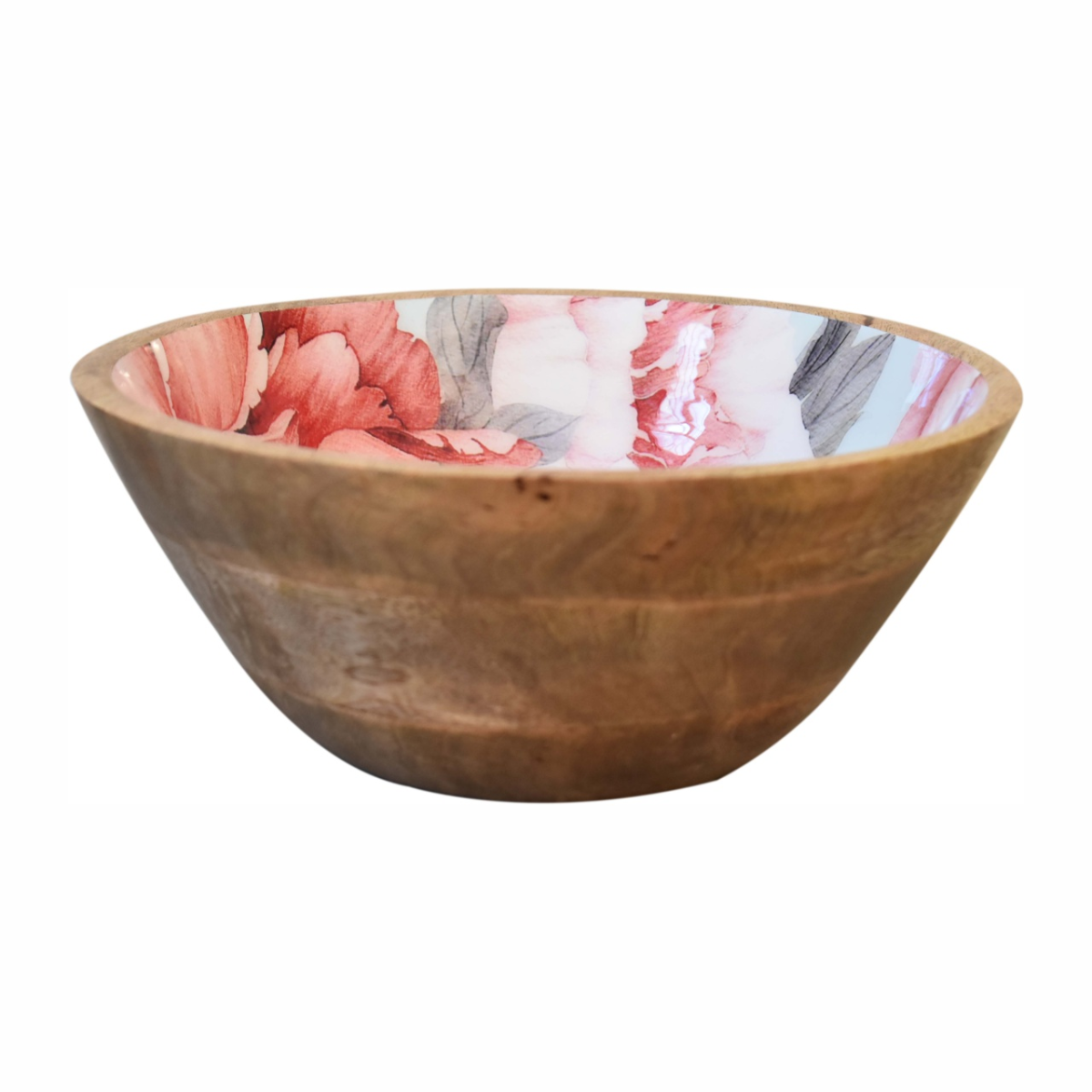 Artisan Furniture Serveware - Pink Floral Bowl Set of 2