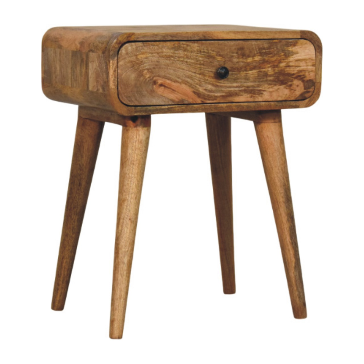 Artisan Furniture Solid Wood Avora Oak-ish Nightstand with 1 drawer