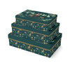 Gift boxes in set Woodland 3 NESTED SHIRT BOXES