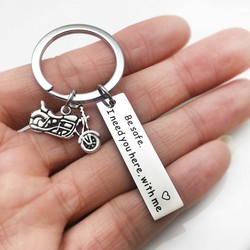 Valentine's Day Gift I May Not Be Your Firat Date Stainless Steel Key Ring