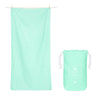 Dock & Bay Quick Drying Towel - For Sports & Gym - Compact, Lightweight - 100% Recycled - Includes Bag - Essential - Rainforest Green, Large