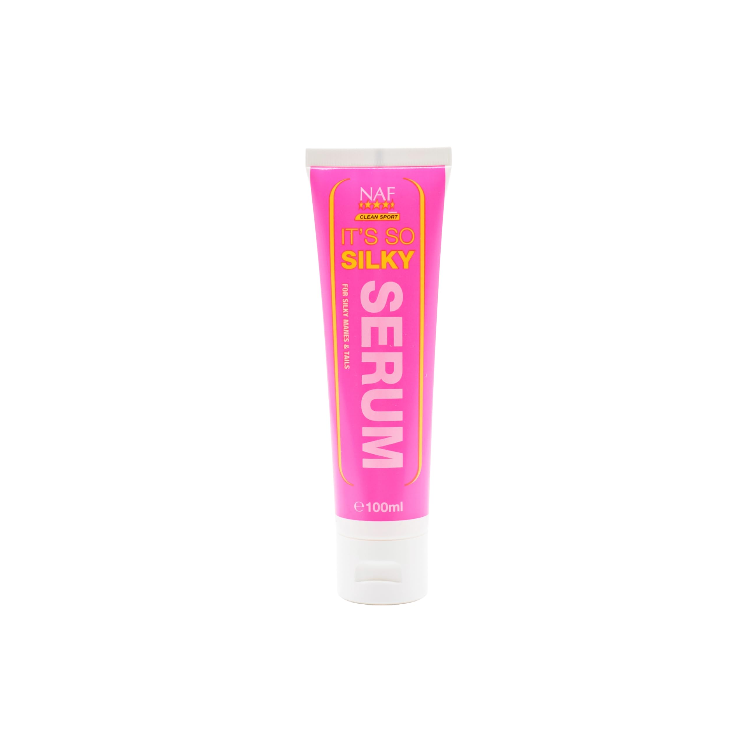 NAF It?s So Silky Serum 100ml ? Detangling & Conditioning Serum for Horse Manes & Tails ? Leaves a Soft, Glossy Finish ? Non-Greasy & Easy to Apply