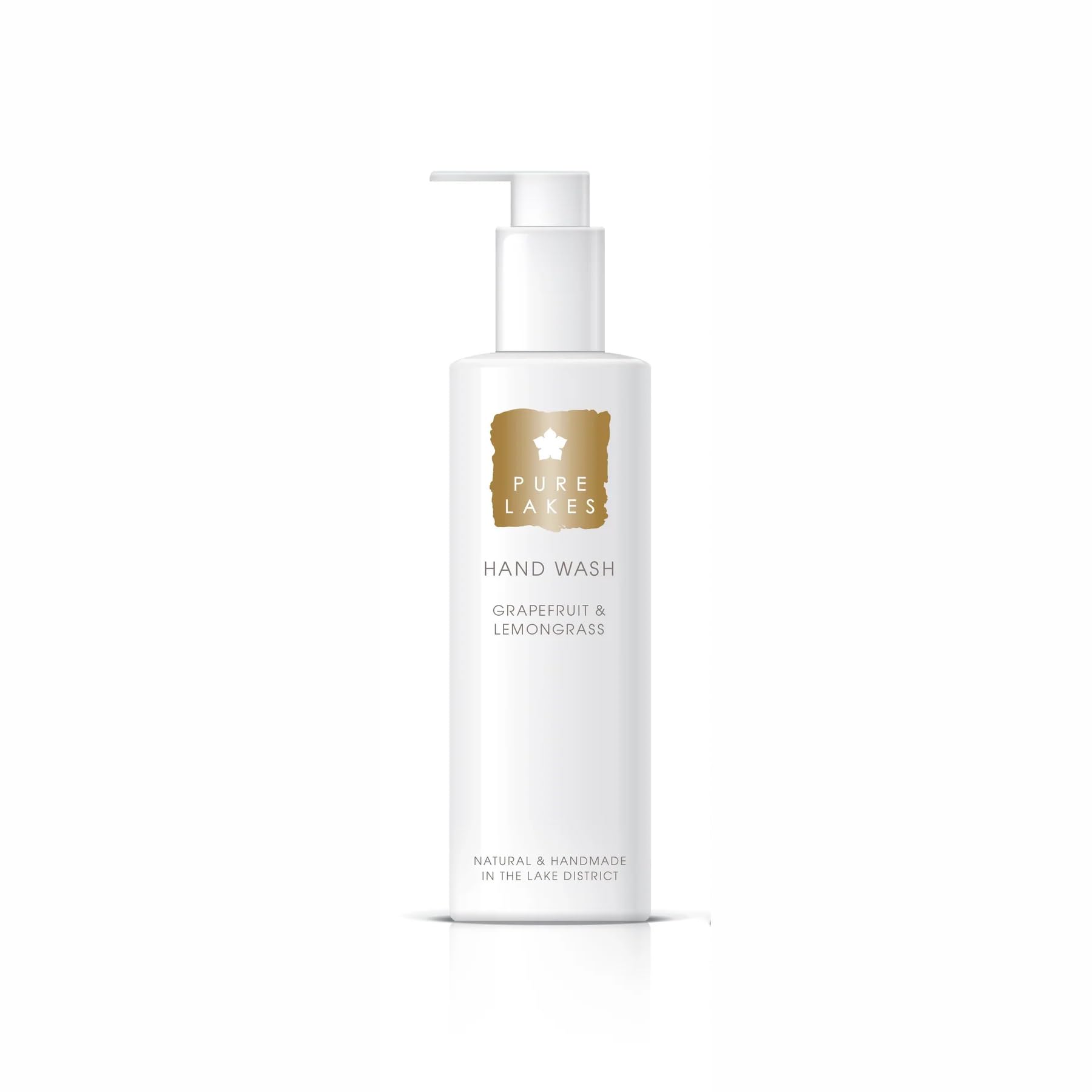 Pure Lakes Grapefruit & Lemongrass Hand Wash - Pump | Organic Hand Wash with Grapefruit & Lemongrass Essential Oils | Vegan Hand Wash Made with