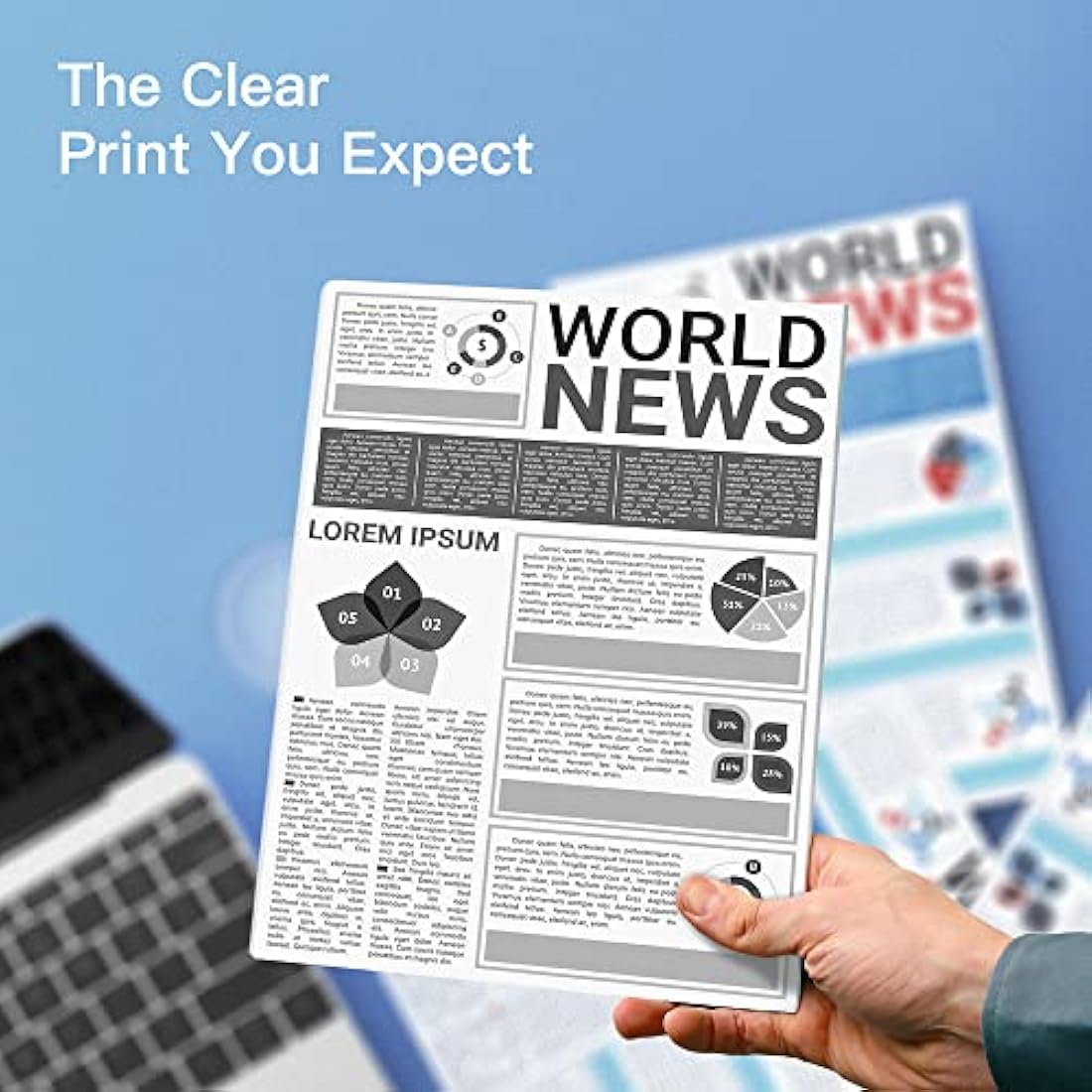 GPC Image TN2420 TN-2420 Compatible Toner Cartridges for Brother TN2410 TN-2410 for DCP-L2510D L2530DW L2550DN HL-L2310D L2350DW L2357DW L2370DN L2375DW MFC-L2710DN L2710DW L2730DW L2750D(2 Black)