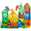 Magnetic Tiles Travel Set, Figures & Animals Toys for Kids,STEM Magnet Building Cubes Montessori Construction Toddler Toys for 3 4 5 6 7 8 9 Year Old,Birthday Gifts,Toddlers,Autism children,Girls,Boys