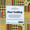 plum pudding paper pack 36sheets six each design