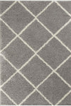 Moroccan Grey Shaggy Rug | 510
