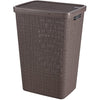 Curver Jute Woven Effect 70% Recycled Rectangular Laundry Hamper 58 Litres – Peppercorn