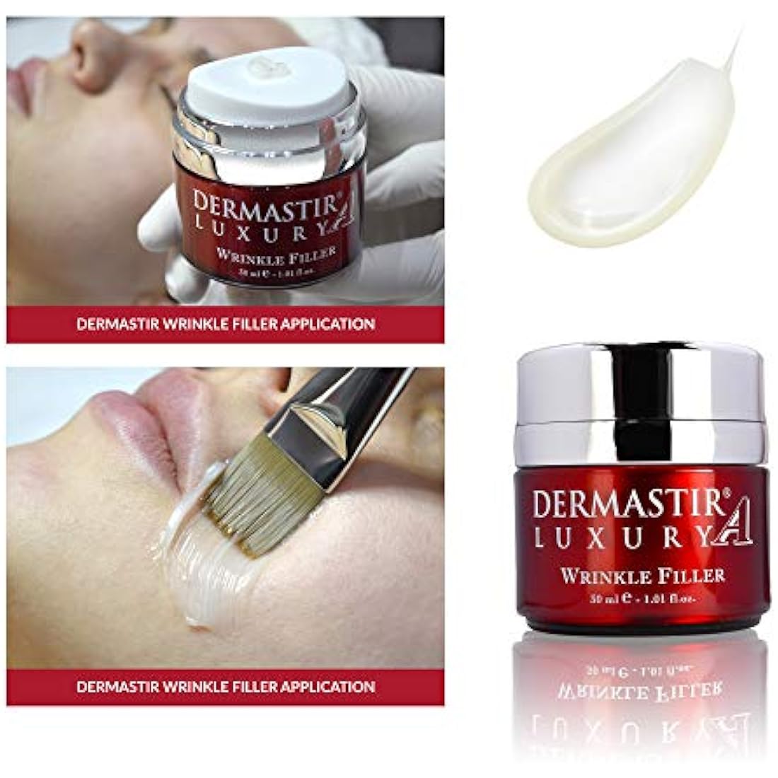 Dermastir Wrinkle Filler, fast-acting anti-wrinkle cream with face lifting action, 30ml