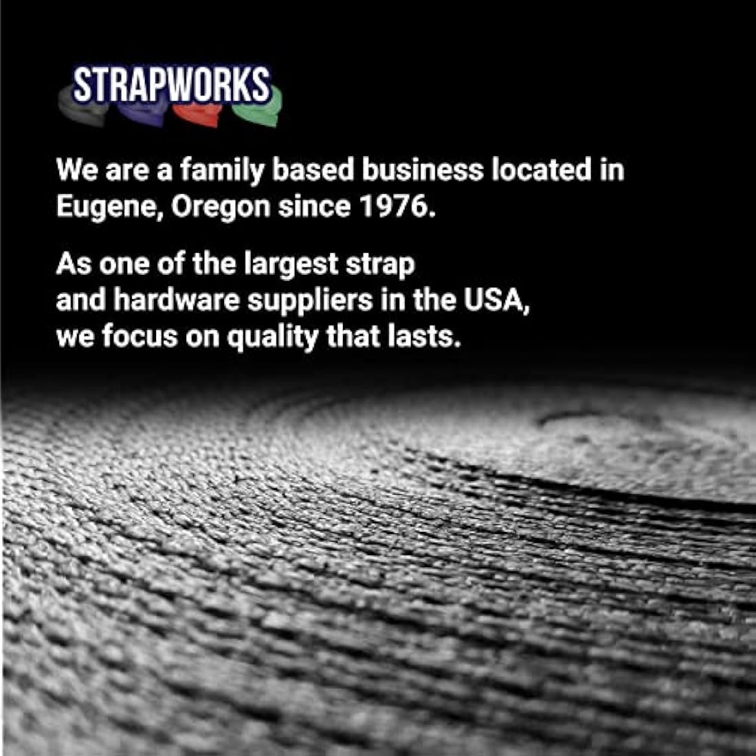 Strapworks Lightweight Polypropylene Webbing - Poly Strapping for Outdoor DIY Gear Repair, Pet Collars, Crafts – 1.5 Inch by 10, 25, or 50 Yards, Over 20 Colors