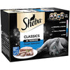 Sheba Classics in Terrine – Ocean Collection – Wet pate trays for adult cats – Pack of 4 (4 x 12 Trays x 85 g)