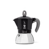 Bialetti New Moka Induction Induction Coffee Pot, 6 Cups, 280 ml, Aluminium, Black