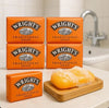 Wright's Coal Tar Traditional Soap -Pack of 4 with Sanitral Natural Wooden Bamboo Soap Dish Storage Holder-Cleaning Set