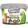 TIANA Coconut Therapy, Coconut Oil for dogs, Omega-3 Supplements for dogs, 500ml (Pack of 6)