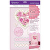 hunkydory handmade by you card kit happy anniversary
