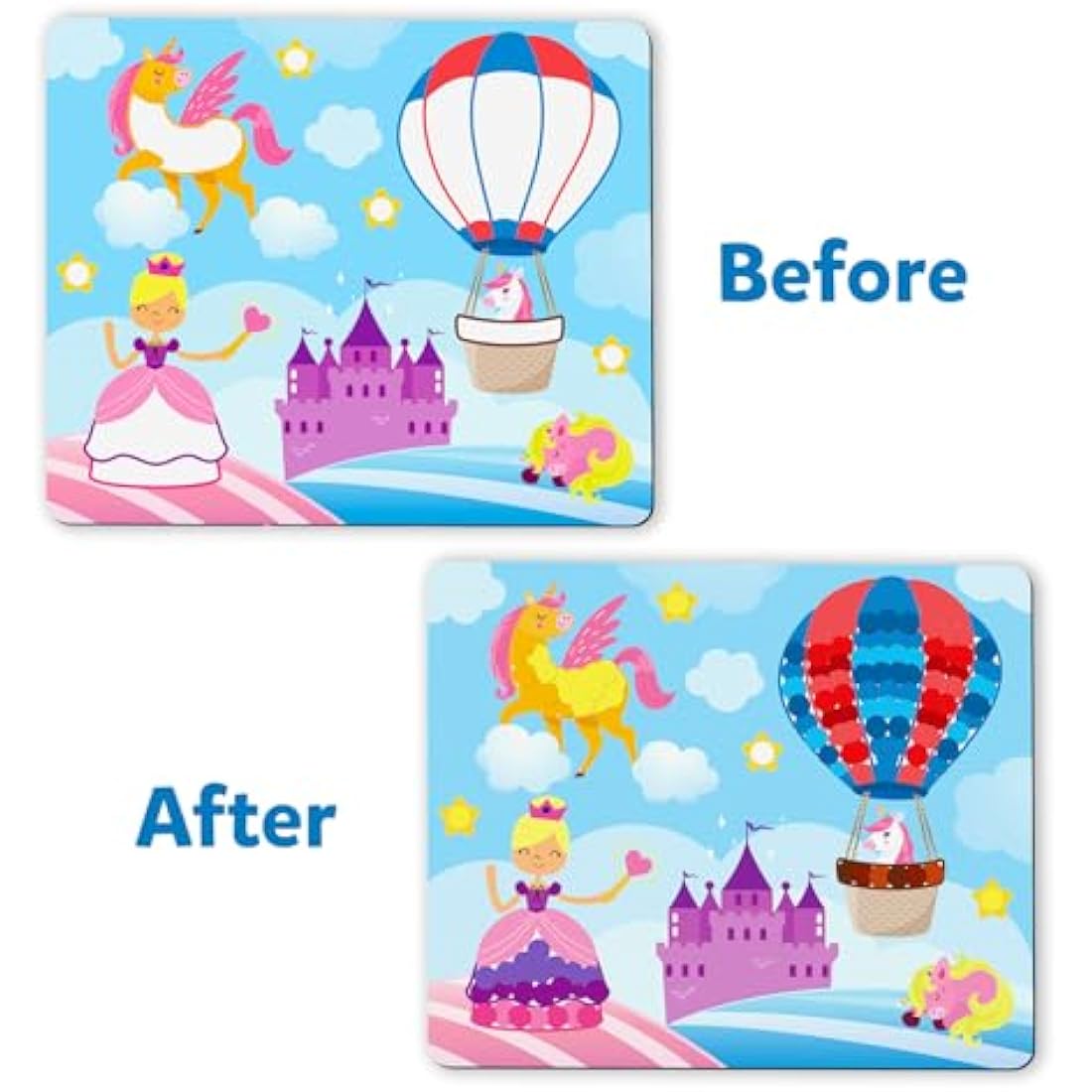 Skillmatics Dot It Sticker Art - Unicorns & Princesses, Mess-Free Fun for Kids, 500+ Stickers, Craft Kits, DIY Activity, Travel Toys, Gifts for Girls & Boys Ages 3, 4, 5, 6, 7