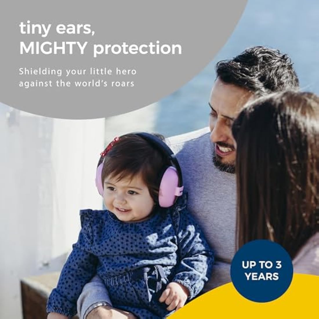 Banz Baby Ear Defenders - Noise Cancelling Baby Headphones for 0-36 Months, NRR 21dB - Lightweight Over-Ear Design with Soft Headband and Cushion Cups