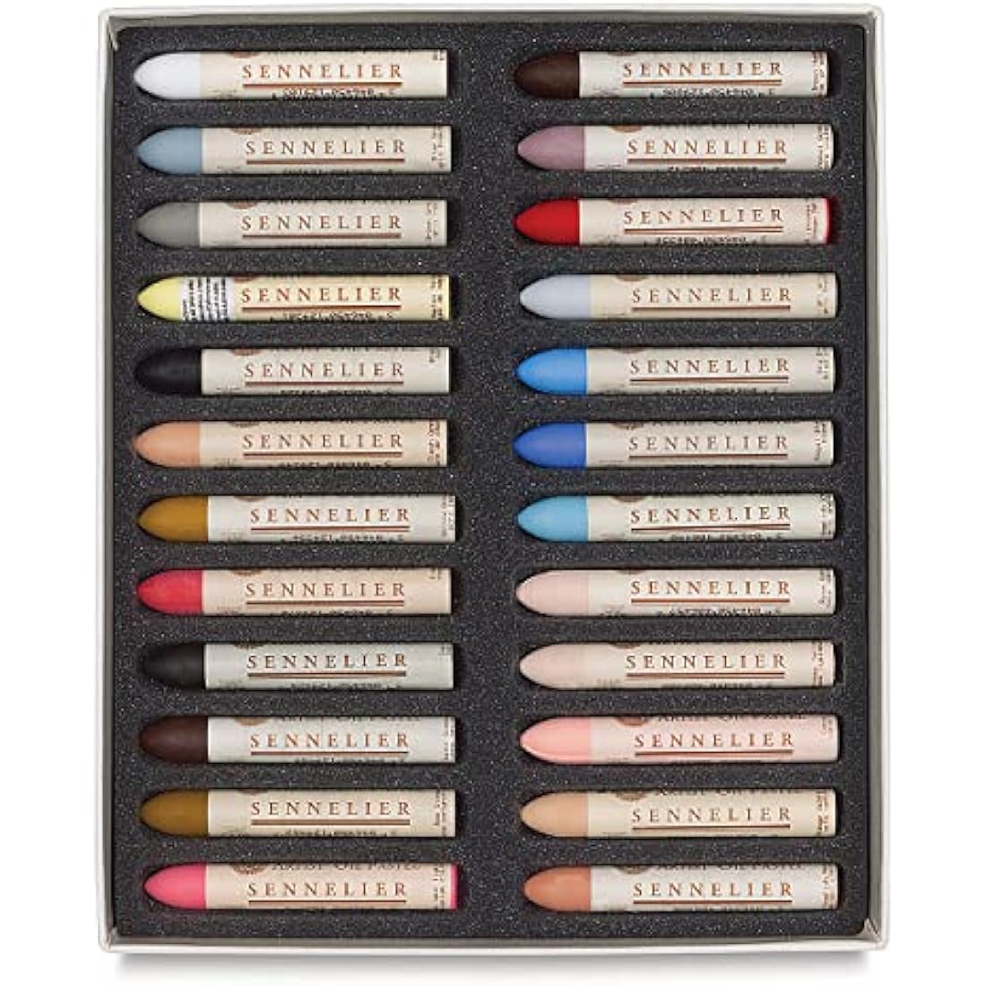 SENNELIER Cardboard Oil Pastel Set, 24 Count (Pack of 1), Portrait