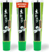 Wasabi-O Real Wasabi Paste - Authentic Japanese Wasabi Paste for Sushi & Dishes - Spicy, Fresh & Bold Flavour - Perfect for Sushi Rice, Japanese Snacks - All-Natural Ingredients, 3 x 43g