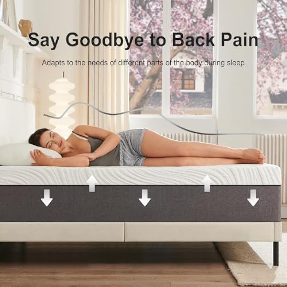 Twirest Mattresses, 15cm Single Mattress with Memory Foam and Anti-mite, Breathable, Removable Carved Cover, Mattress in a Box, Edges Support for Sleep Supportive(90x190x15cm)