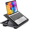 HUANUO Lap Desk, Laptop Tray, Lapdesk with Cushion- Adjustable with 8 Angles, For Notebook, Tablet, Laptop Stand for Desk, Fit up to 15,6", Portable Tray Desk & Suitable for Travel, Work, Home