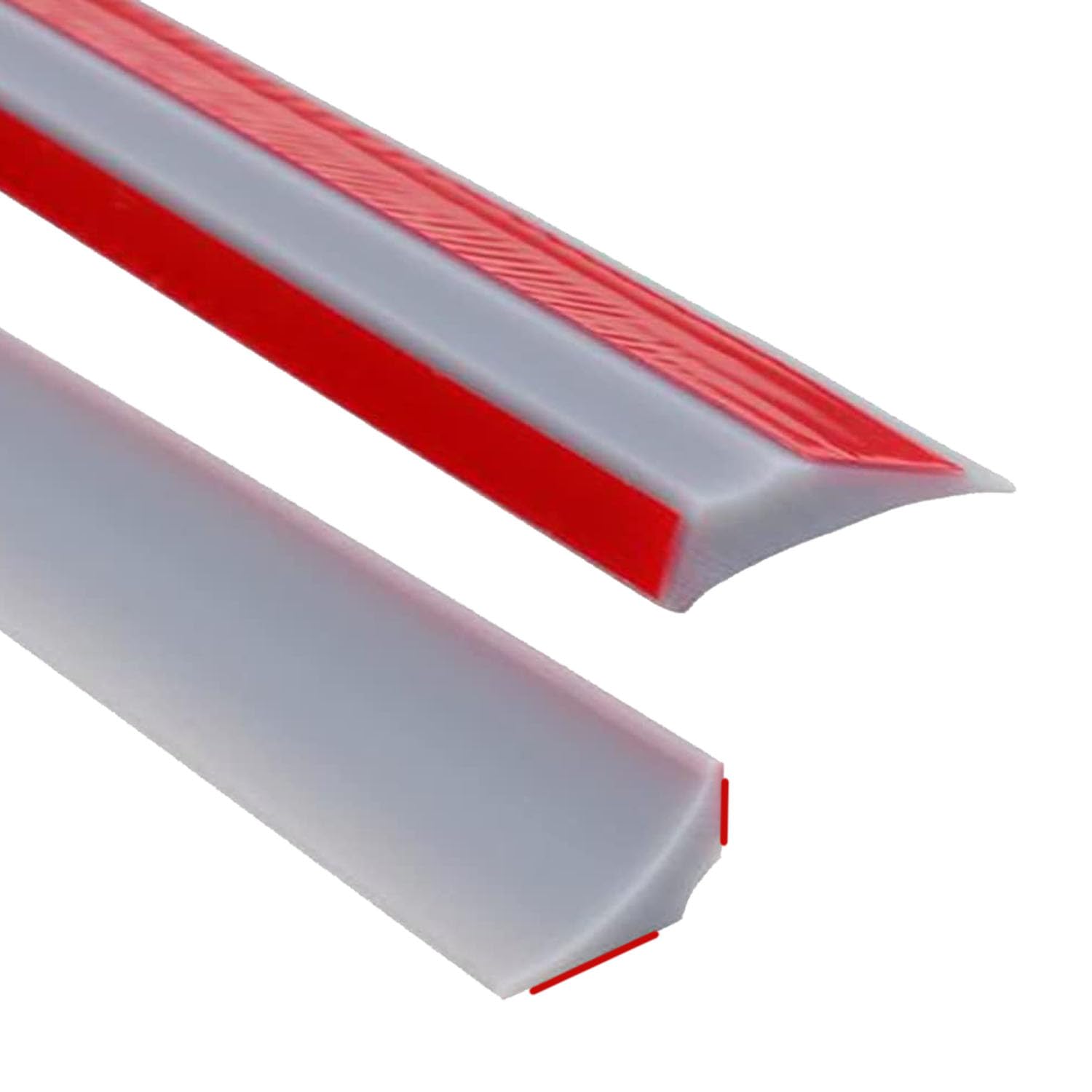 Silicone Wet Room Floor Barrier, Bathroom Shower Threshold Water Barrier, Shower Tray Sealing Strip Splash Guard, Water Stopper for Kitchen Sink, Bath