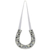 Horseshoe Silver Hearts