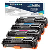 LCL Remanufactured Toner Cartridge 312X 312A CF380X CF380A CF381A CF382A CF383A (1Black 1Cyan 1Magenta 1Yellow) Replacement for HP Color LaserJet Pro M476dn MFP M476dw MFP M476nw MFP