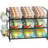 Mutool 3 Tier Can Rack, Stackable Kitchen Food Organizer/Holder for Counter-Top, Pantry Organizers and Storage, Black