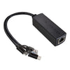 UCTRONICS Gigabit PoE Splitter 5V 3A, 2-in-1 PoE to USB C/Micro USB Adapter, IEEE 802.3af/at Compliant 10/100/1000Mbps for Raspberry Pi 3/4