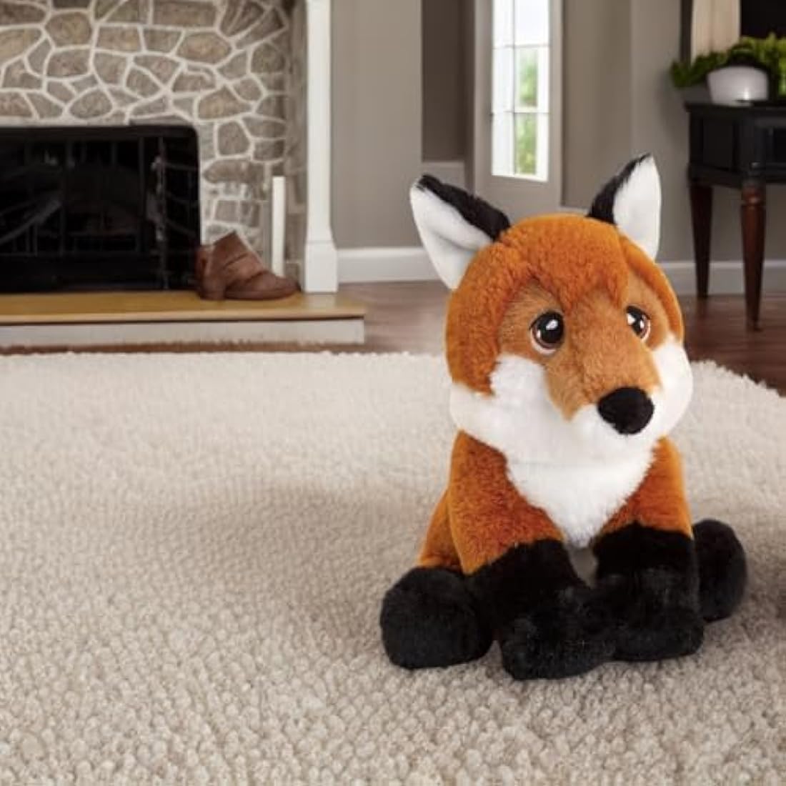 Deluxe Paws Plush Cuddly Soft Eco Toys 100% Recycled (Fox)