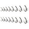 Dripex Coat Hook Rack Wall Mounted 304 Stainless Steel Hanger Heavy Duty Clothes Hat Holder (8 Hooks - 2 Pack)
