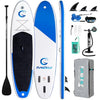 FunWater SUP Inflatable Stand Up Paddle Board Ultra-Light with Inflatable Board,ISUP Accessories,Three Fins,Adjustable Paddle, Pump,Backpack, Leash.