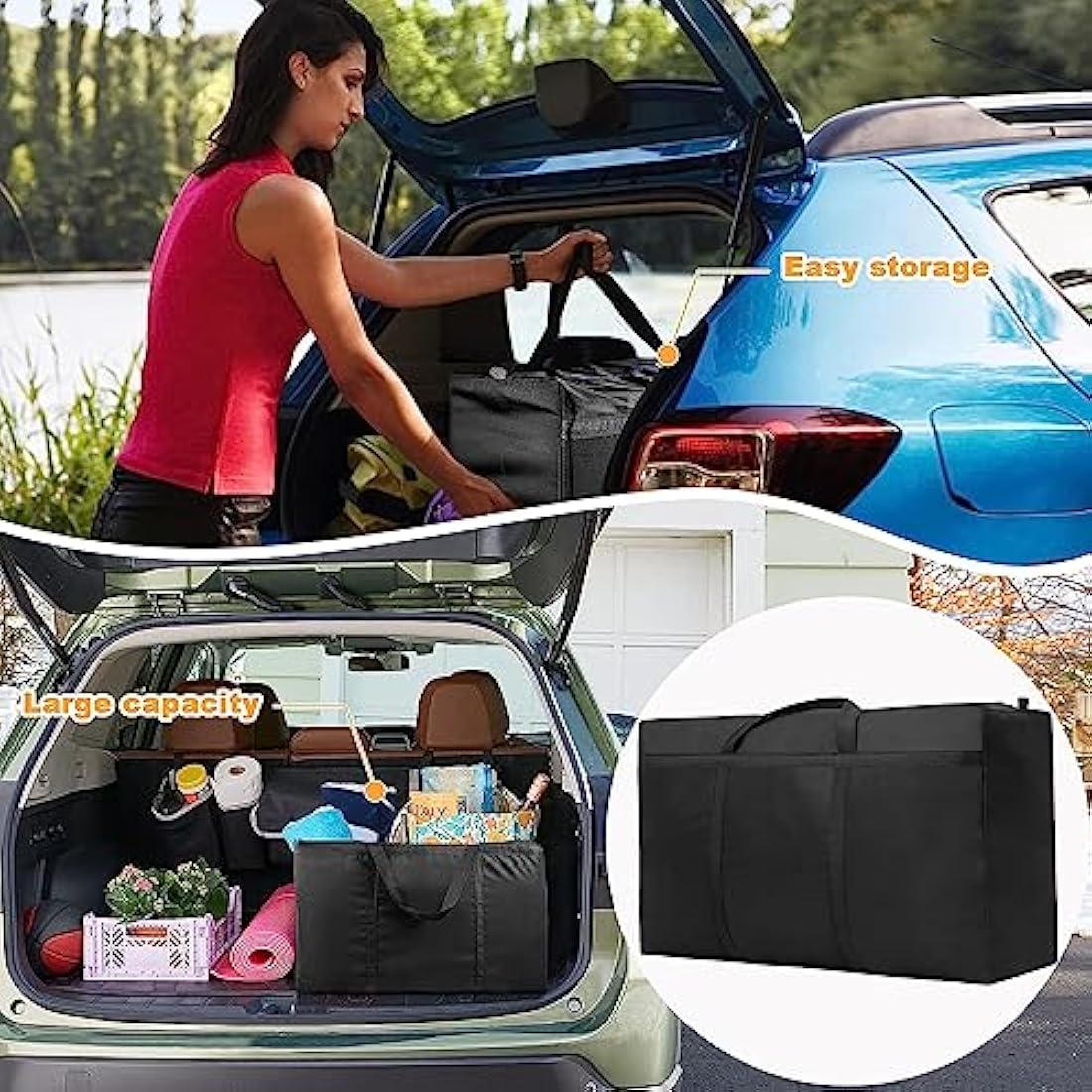 125L Extra Large Moving Boxes Strong, Large Storage Bags for Clothes,Heavy Duty Packing Boxes for Moving House Blankets