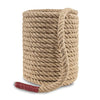 EMEKIAN 25mm Natural Thick Jute Rope, 30M Twisted 4 Strand Fiber Hemp Rope, Strong Jute Twine String for Gardening, Craft, Bundling, Camping,