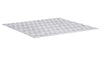 TATAY Bath Mat, Non-slip, PVC with Suction Cups, Resistant to Mold and Microbes, Anti-Bacterial, Pisces Design, White. Measures 54 x 54 cm