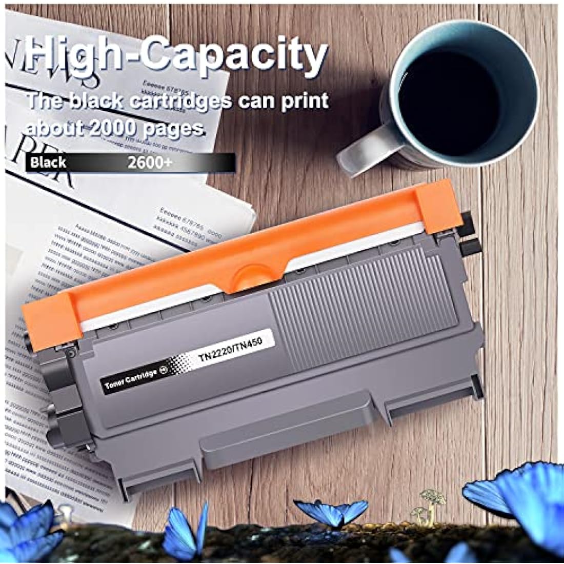 LOSMANN 2 x Toner Cartridge and 1 x Drum Compatible with Brother TN2220 TN2010 DR2200 for Brother HL-2215 HL-2240 HL-2240D HL-2240L HL-2250DN HL-2270DW MFC-7360N MFC-7460DN MFC-7860DW DCP-7055