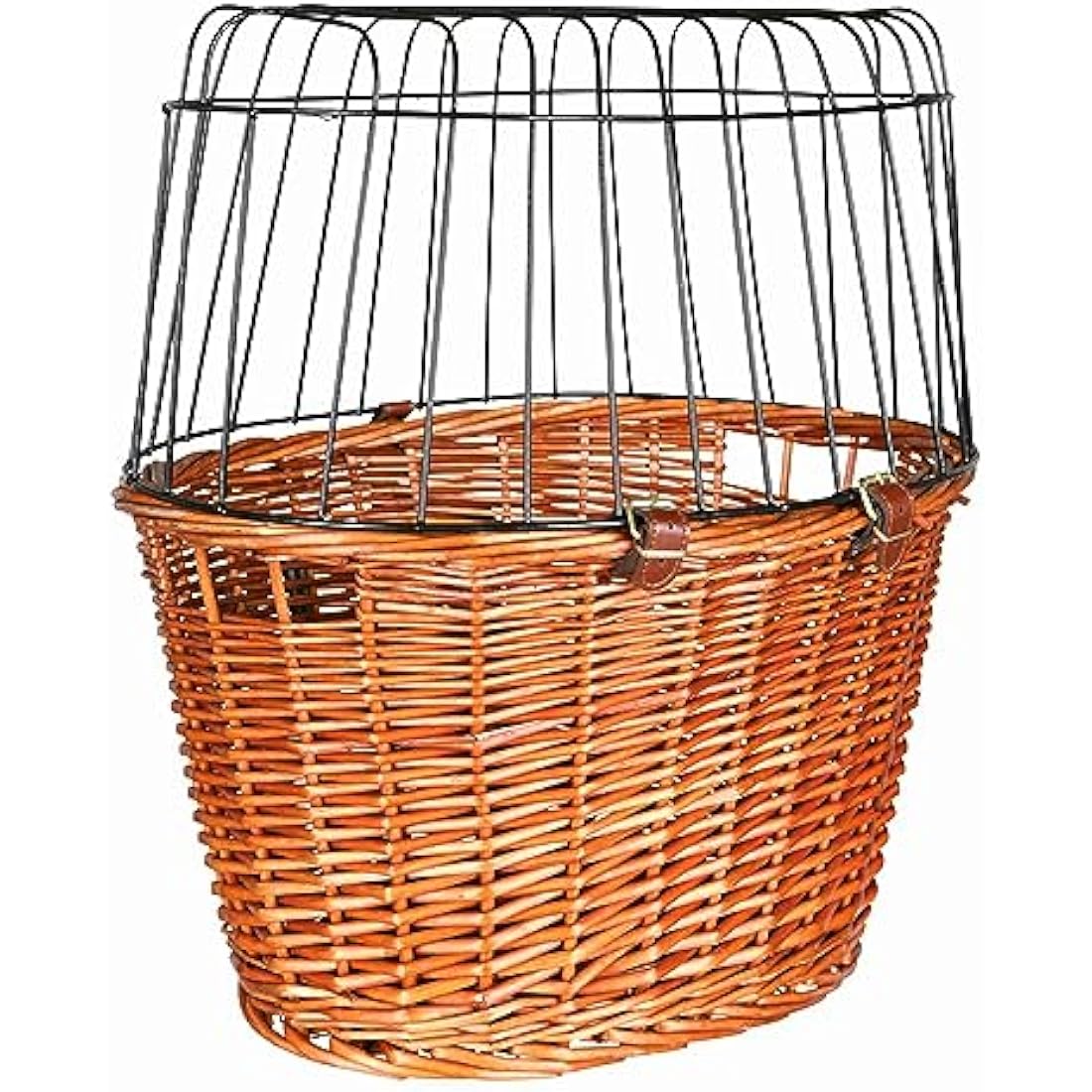 Trixie 2806 Front dog bike basket, 44 × 48 × 33 cm, natural