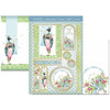 Oriental Bloom Lady ~ Luxury Topper Set Eastern Moments Foiled Card Making kit