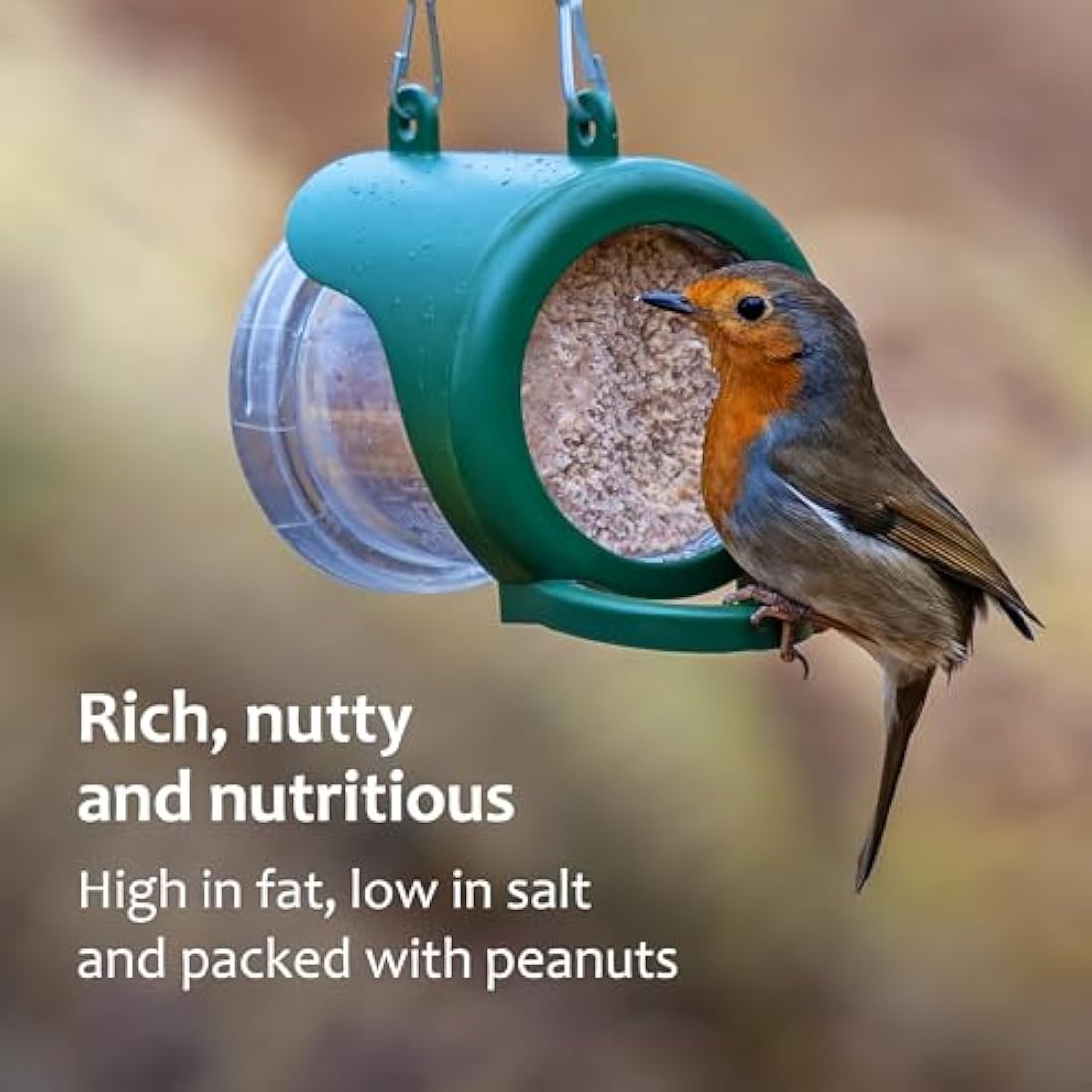 Peanut Butter for Birds - Jacobi Jayne Flutter Butter EcoRefills - Buggy Flavour Wild Bird Food - Ultra-Convenient Eco-Friendly Bird Feed - Pack of 12 Refills, Buggy