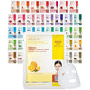 DERMAL 39 Combo Pack Collagen Essence Full Face Facial Mask Sheet - The Ultimate Supreme Collection for Every Skin Condition Day to Day Skin Concerns. Nature made Freshly packed Korean Face Mask