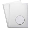 50 x A4 Hammered Card 250gsm Excellent for Cards, Scrapbook,Wedding Stationery by arkCRAFT (White)